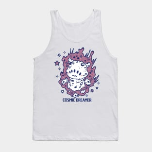 Cosmic dreamer flying like a shooting star Tank Top